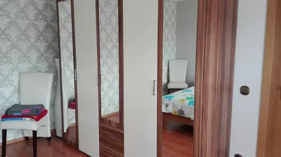 Ein Bett oder Betten in einem Zimmer der Unterkunft Ferienwohnung Natur und Steine