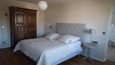 Ein Bett oder Betten in einem Zimmer der Unterkunft Hotel Café del Maar