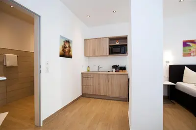 Küche/Küchenzeile in der Unterkunft Mittelrhein Pension