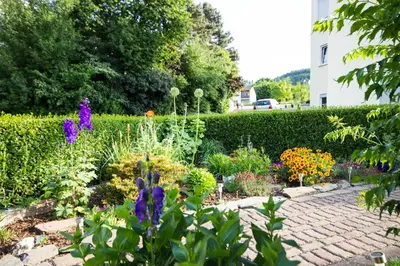 Ein Garten an der Unterkunft Gästehaus Ehses
