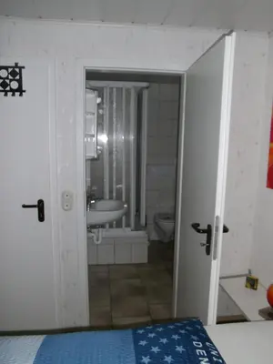 Ein Badezimmer in der Unterkunft Pension & Apartments Linkemühle