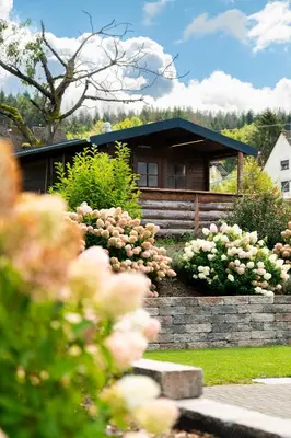 Ein Garten an der Unterkunft Ferienhaus Traumzeit