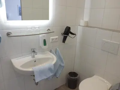 Ein Badezimmer in der Unterkunft Hotel Restaurant Zur Pfanne