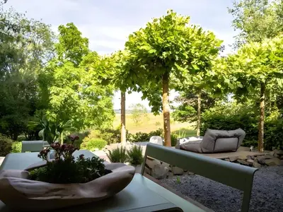 Ein Garten an der Unterkunft N7Quartier