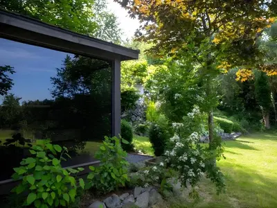 Ein Garten an der Unterkunft N7Quartier