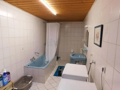 Ein Badezimmer in der Unterkunft FeWo Inge