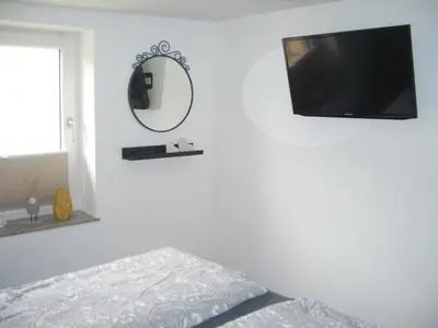 TV/Unterhaltungsangebot in der Unterkunft Ferienwohnung RheinSpaziert