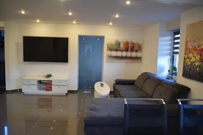 TV/Unterhaltungsangebot in der Unterkunft Ferienwohnung Schieferpfad