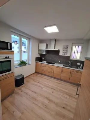 Küche/Küchenzeile in der Unterkunft Ferienhaus Birute