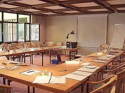 Der Geschäftsbereich oder Konferenzraum in der Unterkunft Landhotel Niederthäler Hof