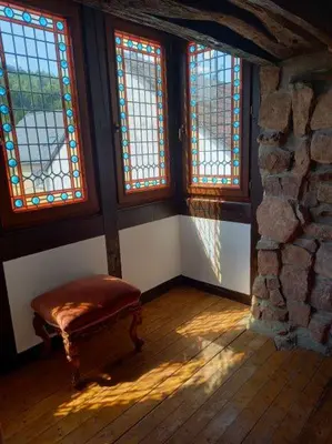 Ein Sitzbereich in der Unterkunft Eifel Duitsland fraai vakantiehuis met tuin