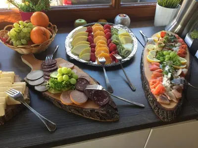 Essen in der Pension oder in der Nähe