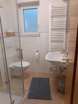 Ein Badezimmer in der Unterkunft Lorch Lorchhausen Mittelrheintal Weltkulturerbe