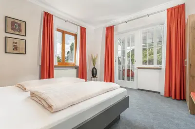 Ein Bett oder Betten in einem Zimmer der Unterkunft Parkhotel Cochem- Free Parking -