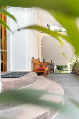 Ein Sitzbereich in der Unterkunft Parkhotel Cochem- Free Parking -
