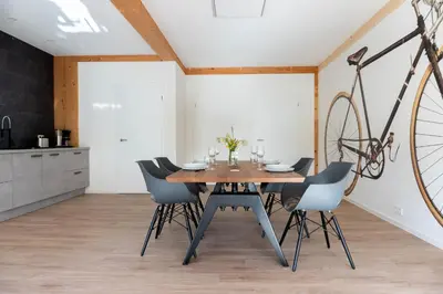 Grundriss der Unterkunft Velo & Wohnen -NEU- Elektroräder inklusive - Sauna