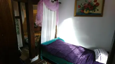Ein Bett oder Betten in einem Zimmer der Unterkunft Alte Schule Kirmutscheid