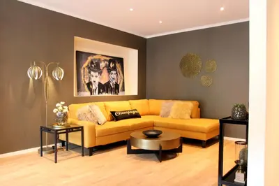 Ein Sitzbereich in der Unterkunft MOSELROMANCE - Luxusapartment - große Terrasse - ruhige Lage