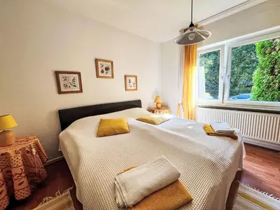 Ein Bett oder Betten in einem Zimmer der Unterkunft Apartment Wildbadstrasse by Interhome