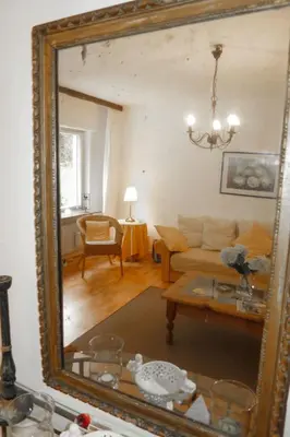Ein Sitzbereich in der Unterkunft Apartment Wildbadstrasse by Interhome