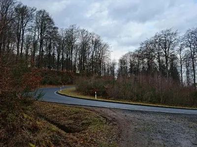Naturlandschaft in der Nähe des Ferienhauses