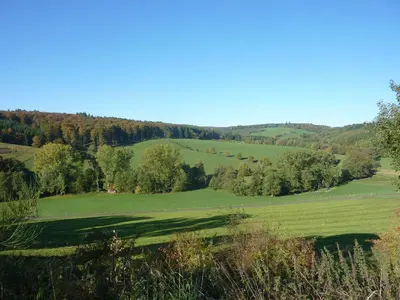 Naturlandschaft in der Nähe des Bauernhofs