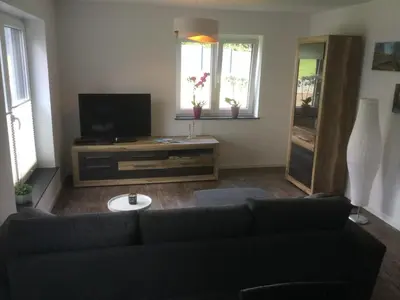 TV/Unterhaltungsangebot in der Unterkunft Auszeit am Maar - Ferienwohnung
