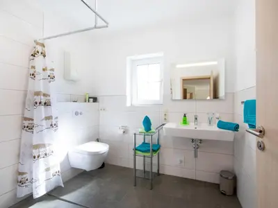 Ein Badezimmer in der Unterkunft Hubertushof Eifel