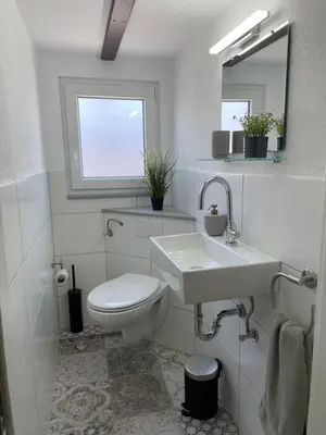Ein Badezimmer in der Unterkunft Ferienhaus Kaliva