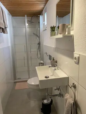 Ein Badezimmer in der Unterkunft Ferienhaus Kaliva