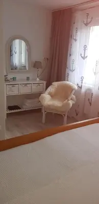 Ein Sitzbereich in der Unterkunft Mosel-Ina