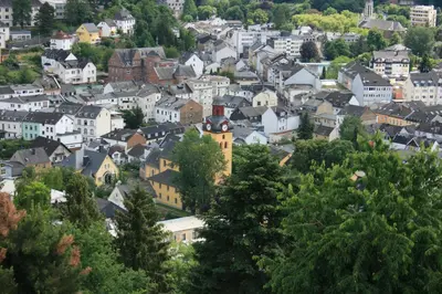 Ein allgemeiner Blick auf Bad Ems oder ein Stadtblick von der Ferienwohnung aus