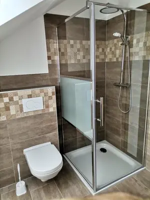 Ein Badezimmer in der Unterkunft Sonnenufer Apartment & Moselwein I