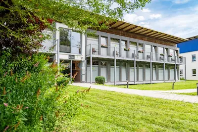 Das Gebäude in dem sich das Hotel befindet