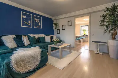 Ein Sitzbereich in der Unterkunft Altes Schwesternhaus - Homesite Apartments - bis 20 Personen