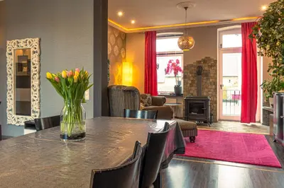 Ein Sitzbereich in der Unterkunft Altes Schwesternhaus - Homesite Apartments - bis 20 Personen