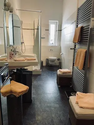 Ein Badezimmer in der Unterkunft BEL ETAGE