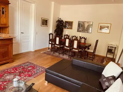 Ein Sitzbereich in der Unterkunft BEL ETAGE