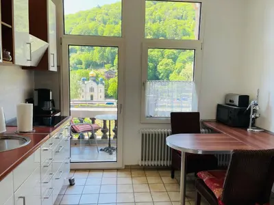 Küche/Küchenzeile in der Unterkunft BEL ETAGE