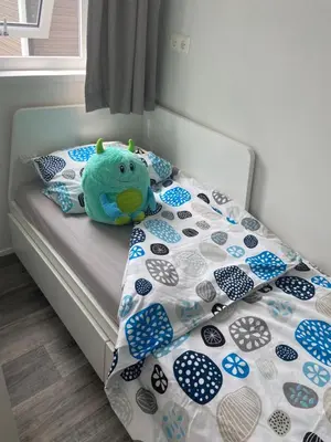 Ein Bett oder Betten in einem Zimmer der Unterkunft Lieblingsplatz Koblenz