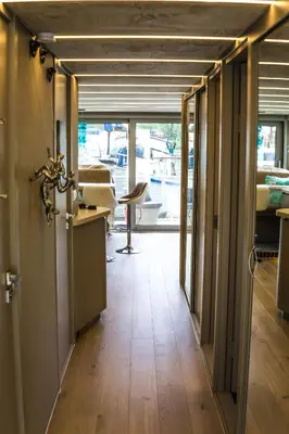 Grundriss der Unterkunft Hausboot Schleuseninsel