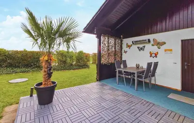 Ein Garten an der Unterkunft Ferienhaus 1 In Thalfang