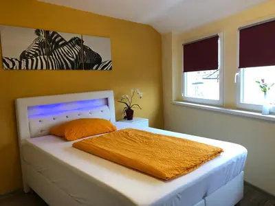 Ein Bett oder Betten in einem Zimmer der Unterkunft Hotel Arns