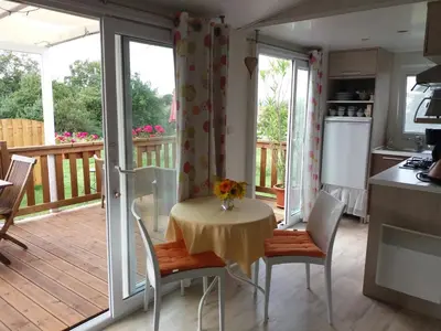 Küche/Küchenzeile in der Unterkunft Tiny House Natur-Traum Zur Burg Eltz