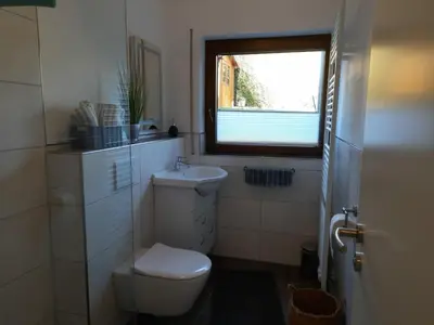 Ein Badezimmer in der Unterkunft Ferienwohnung „Kersten“