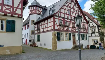 Das Gebäude in dem sich die Ferienwohnung befindet