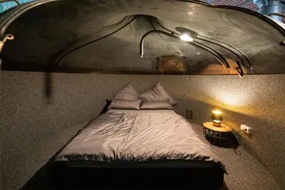Ein Bett oder Betten in einem Zimmer der Unterkunft Sudhaus/Alte Brauerei