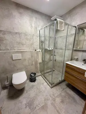 Ein Badezimmer in der Unterkunft Hotel Restaurant Unikat
