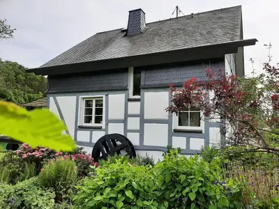 Ein Garten an der Unterkunft Kehrmühle