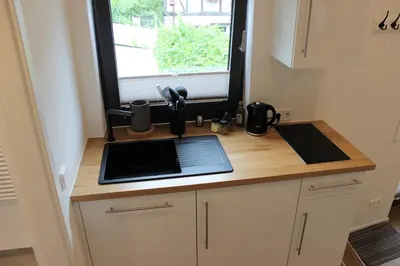 Küche/Küchenzeile in der Unterkunft Ferienapartment Rebwinkel